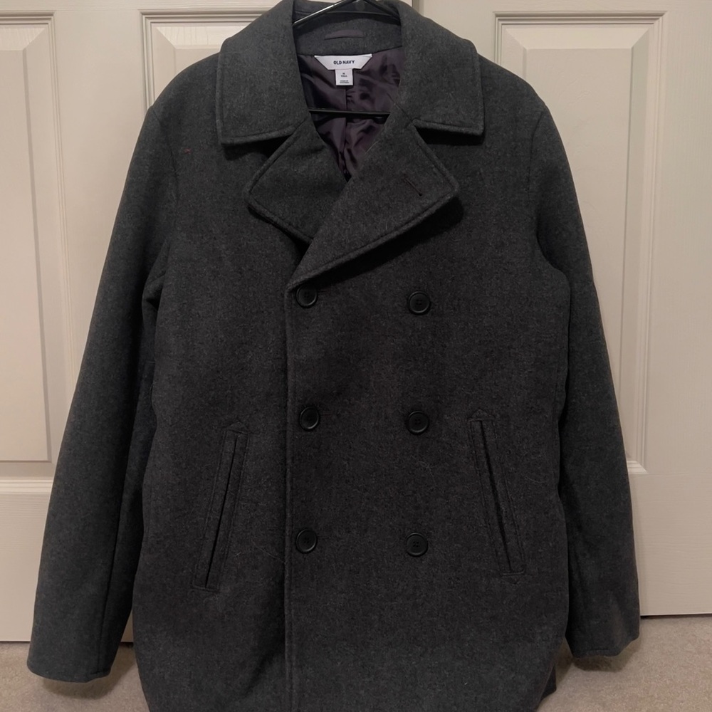 Old Navy Charcoal Peacoat for Men